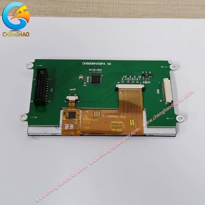 Sunlight Readable Industrial Lcd Display 5" Spi Tft Modules With Capacitive Touch