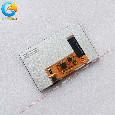 4.3-inch Wide-viewing-angle IPS Touchscreen Display 800×480 Resolution I²C Touch Customizable Brightness