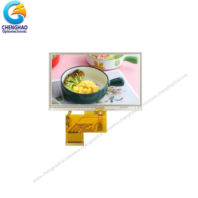 واجهة RGB 4.3 بوصة شاشة TFT 480x272 40 دبوس شاشة ملونة كاملة مع TP