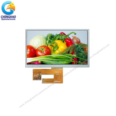 شاشة LCD مكافحة الانعكاس 7 بوصة زاوية مشاهدة كاملة لون RGB لوحة TFT مع LVDS