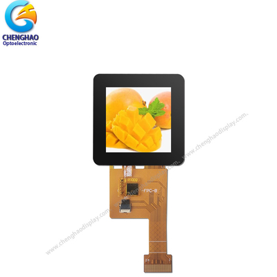 جميع اتجاهات المشاهدة شاشة LCD IPS 4 خطوط 8 بت واجهة SPI 1.54 'شاشة LCD صغيرة