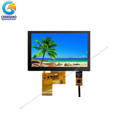 5.0 بوصة شاشة ملونة 800x480 40pin TFT LCD شاشة لمسة سعة