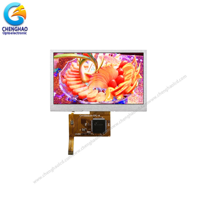 ضوء عالي شاشة LCD IPS 4.3 بوصة 480x272 WQVGA 10pin SPI TFT شاشة LCD