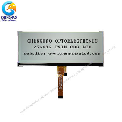عرض LCD أحادي اللون مخصص 256x96 FSTN 22Pin Graphic Dot Matrix LCD Module