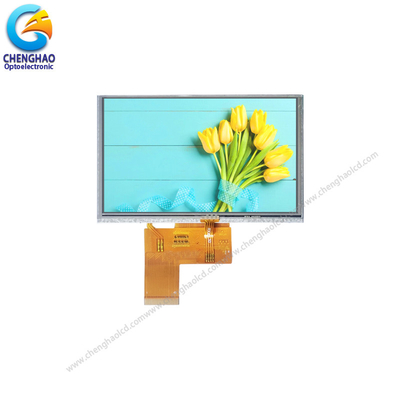24 بت Rgb شاشة LCD 5 بوصة 480 * 800 40pin شاشة IPS LCD مع TP