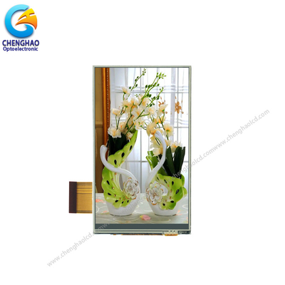 SPI RGB متعدد الواجهة شاشة لمس LCD صغيرة 5 بوصة 480 * 854 قرار 45pin