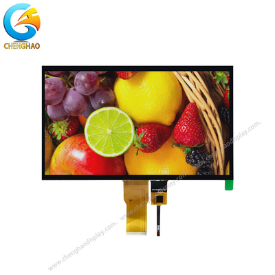 ضوء الشمس المقروء IPS LCD تعمل باللمس 10.1 بوصة 1024 * 600 50Pin للمصعد