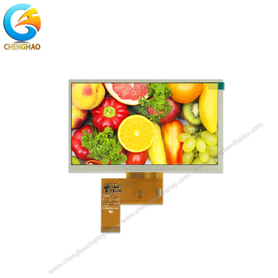 دقة 800x480 شاشة 7 بوصة TFT LCD 24 بت واجهة RGB متوازية