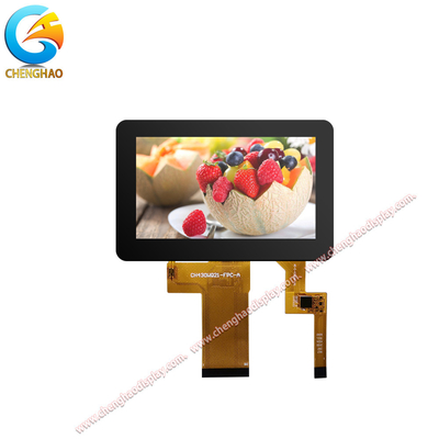 4.3 بوصة 480x272 TFT LCD تعمل باللمس 24 بت واجهة RGB متوازية