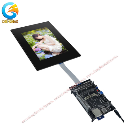 -20 ℃ ~ 60 شاشة تعمل باللمس LCD صغيرة درجة الحرارة مع لوحة اللمس بالسعة GT911 IC