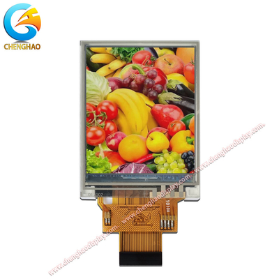 شاشة تعمل باللمس مخصصة 200 ~ 2000 Cd / m2 Luminance LCD 1.8 بوصة 128x160 بكسل