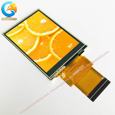 شاشة LCD مقاومة للإرسال MCU 128 * 160 بكسل مع 50000H مدى الحياة