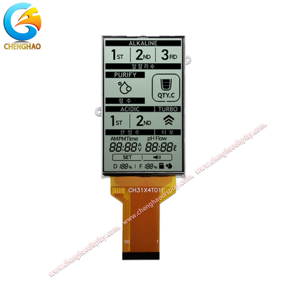 12 O' O' Clock Vieiwng Angle لوحة LCD أحادية اللون مع FPC Connector 150 Cd / M2