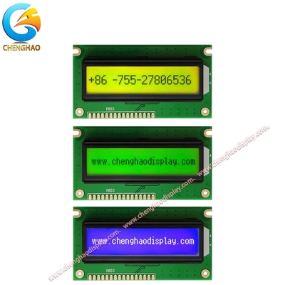 أزرق / أصفر أخضر أحادي اللون شاشة LCD العرض الضوء الخلفي
