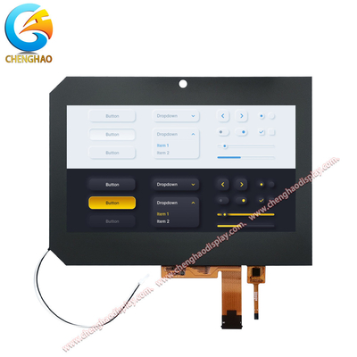 شاشة عرض 8 بوصة واجهة LVDS 1280x720 Tft LCD مع لمسة سعة