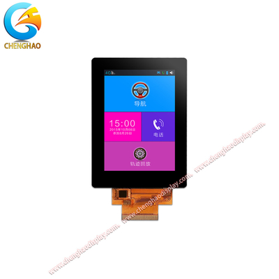 6 O'Clock Direction TFT LCD Touch Display 3.5 بوصة 50 دبوس