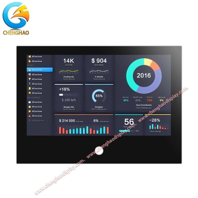 10.1 بوصة شاشة LCD لمسة 1024x600 دقة مع واجهة LVDS