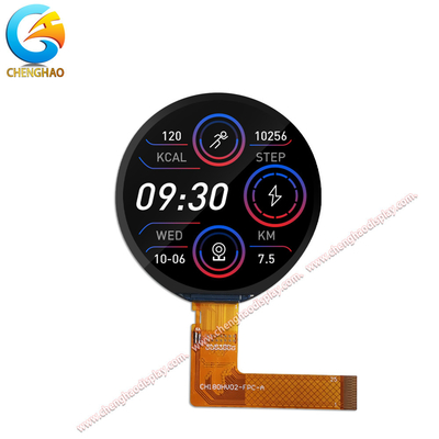 1شاشة LCD TFT مستديرة بطول 8' مع ST 77916 Driver IC درجة حرارة فائقة واسعة