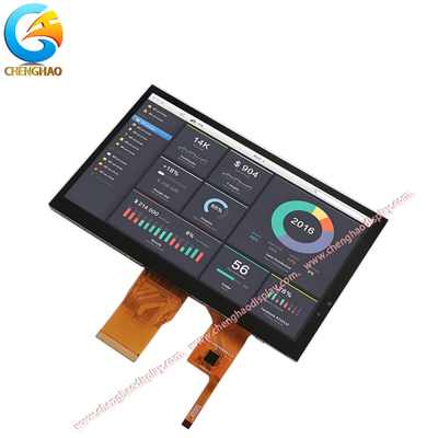 وحدة LCD 7 بوصات بدقة 1024 × 600 مع دعم لوحة اللمس وواجهة عرض RGB
