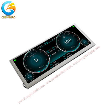 شاشة LCD IPS ذات ضوء عالي 900 Cd / m2 1280x480 لأجهزة الاستهلاك الصناعي