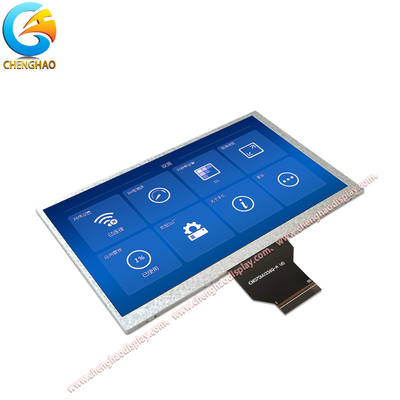 شاشة LCD مخصصة بسعة 7 بوصات 800*480 دقة 50 دبوس شاشة Tft ملونة