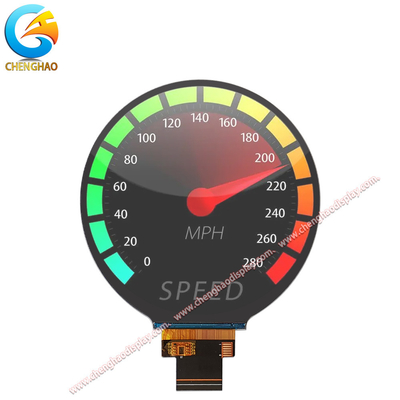 وحدة عرض LCD دائرية 4 بوصة 720x720 نقطة IPS TFT مع 40 دبوس FPC