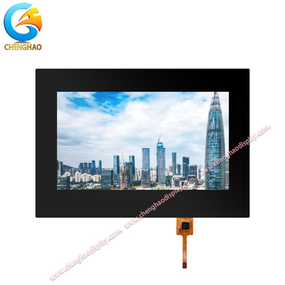 شاشة LCD IPS 7 بوصة 1024x600 دقة 30 دبوس FPC مع Pcapa Touch