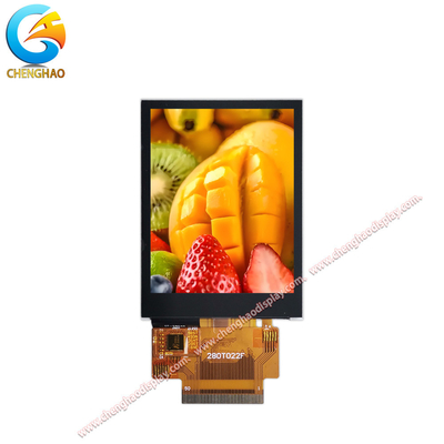 2.8 بوصة IPS LCD عرض الوحدة ، شاشة لمسة صغيرة TFT LCD مع زيادة الوضوح والإشراق