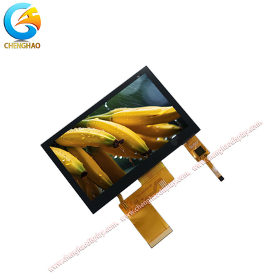 4.3 بوصة IPS شاشة LCD زاوية عرض واسعة شاشة TFT LCD سعة لمسة مع 24 بت متوازية واجهة RGB واجهة لوحة اللمس