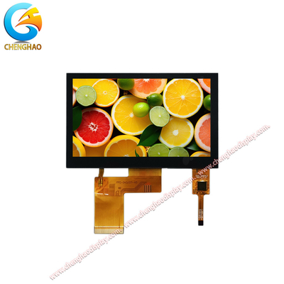 لمسة سعة شاشة لمسة LCD صغيرة 4.3 بوصة IPS TFT وحدات العرض LCD