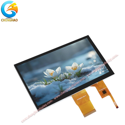 شاشة لمسة شاشة IPS TFT 7 بوصة 1024x600 بكسل لوحة LCD ملونة RGB