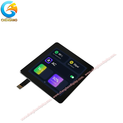 شاشة لمس LCD سوداء بالكامل 4 بوصة 480x480 مع واجهة MIPI