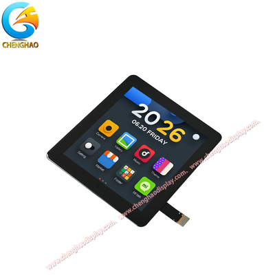 شاشة لمس LCD مربعة 480x480، شاشة IPS TFT مقاس 4 بوصات لصناديق 86