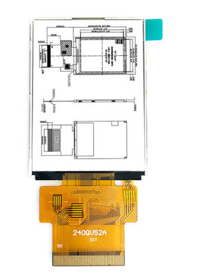 2.4 بوصة IPS TFT وحدات شاشة LCD 4 خطوط 8 بت واجهة RGB