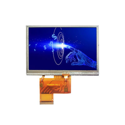 250nit 480x272 وحدات شاشة LCD المقاومة RGB 40 Pin 4.3 بوصة