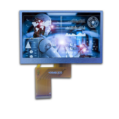 4.3 بوصة إرسال IPS شاشة LCD 480x272 جميع اتجاهات الرؤية