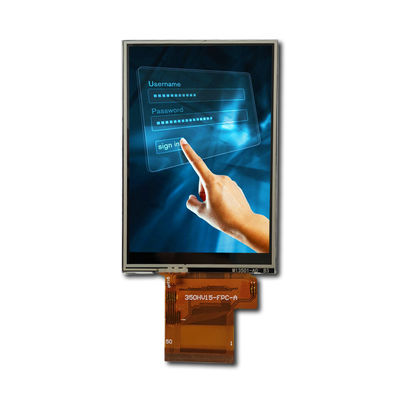 SPI MCU وحدة عرض LCD الصناعية 3.5 بوصة مع محرك IC HX8357D
