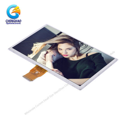 IPS TN شاشة لمسة LCD صغيرة ISO9001 CH900WS01A شاشة LCD Tft Rgb