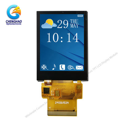 CH240QV52A-CT TFT LCD الشاشة اللمسية السعة ISO9001 2.4 بوصة Spi Mcu