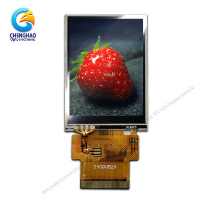 ST7789V 2.4 بوصة Tft LCD عرض وحدات RGB عمودي شريط لون RoHS SPI
