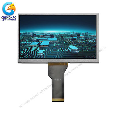800x480 نقطة مصفوفة LCD وحدات ISO9001 24 بت Rgb Mipi الضوء الخلفي LED أبيض
