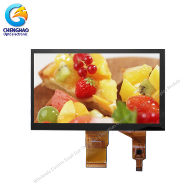 7 بوصة 800*480 شاشة لمسة LCD صغيرة مع لوحة لمسة سعة