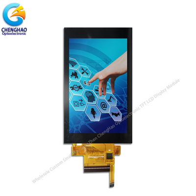 4.3 بوصة TFT NT35510 480*800 شاشة لمسة LCD صغيرة لجهاز POS