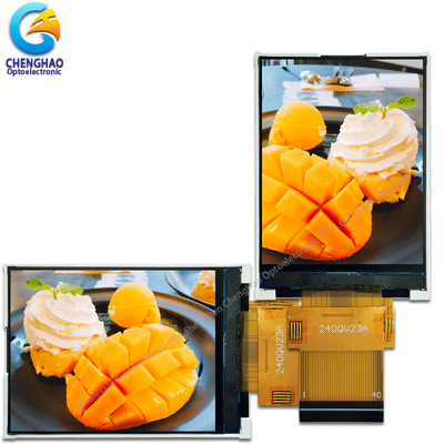 لوحة LCD ميكيو Ctp IPS 240x320 نقاط 300nits 3 خطوط 9 بت 262k SPI