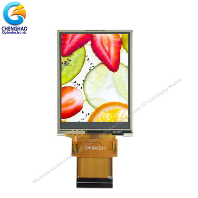 شاشة لمسة LCD TFT ناقلة 2.4in 240x320 300cd/m2 SPI ST7789V
