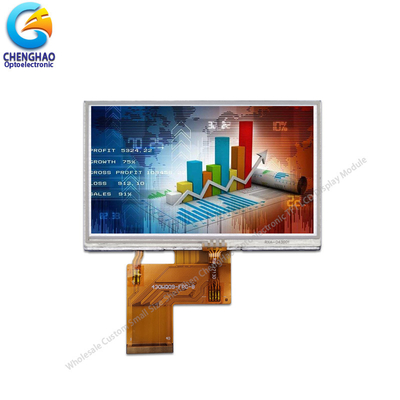 230cd/M2 شاشة LCD المقاومة FPC 4.3 بوصة 480x272 شاشة ترانزستور فيلم رقيق