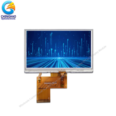 230cd/m2 TFT LCD Display Module 480x272 Dots4.3in FPC خالية من الهالوجين